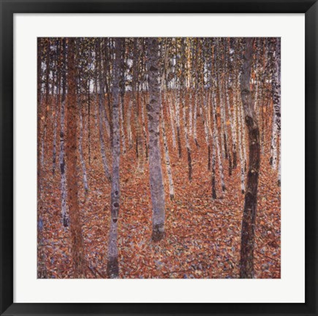 Framed Art Beechwood Forest, c.1903 by Gustav Klimt Wall Decor 18x24 Artwork